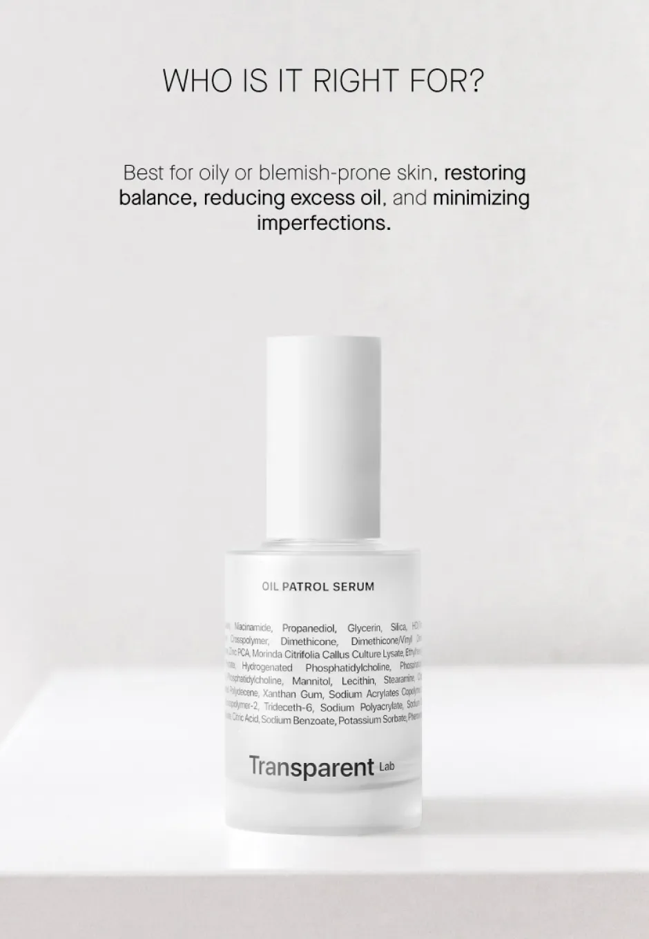 Transparent Lab Serum & Kur ·Serum|